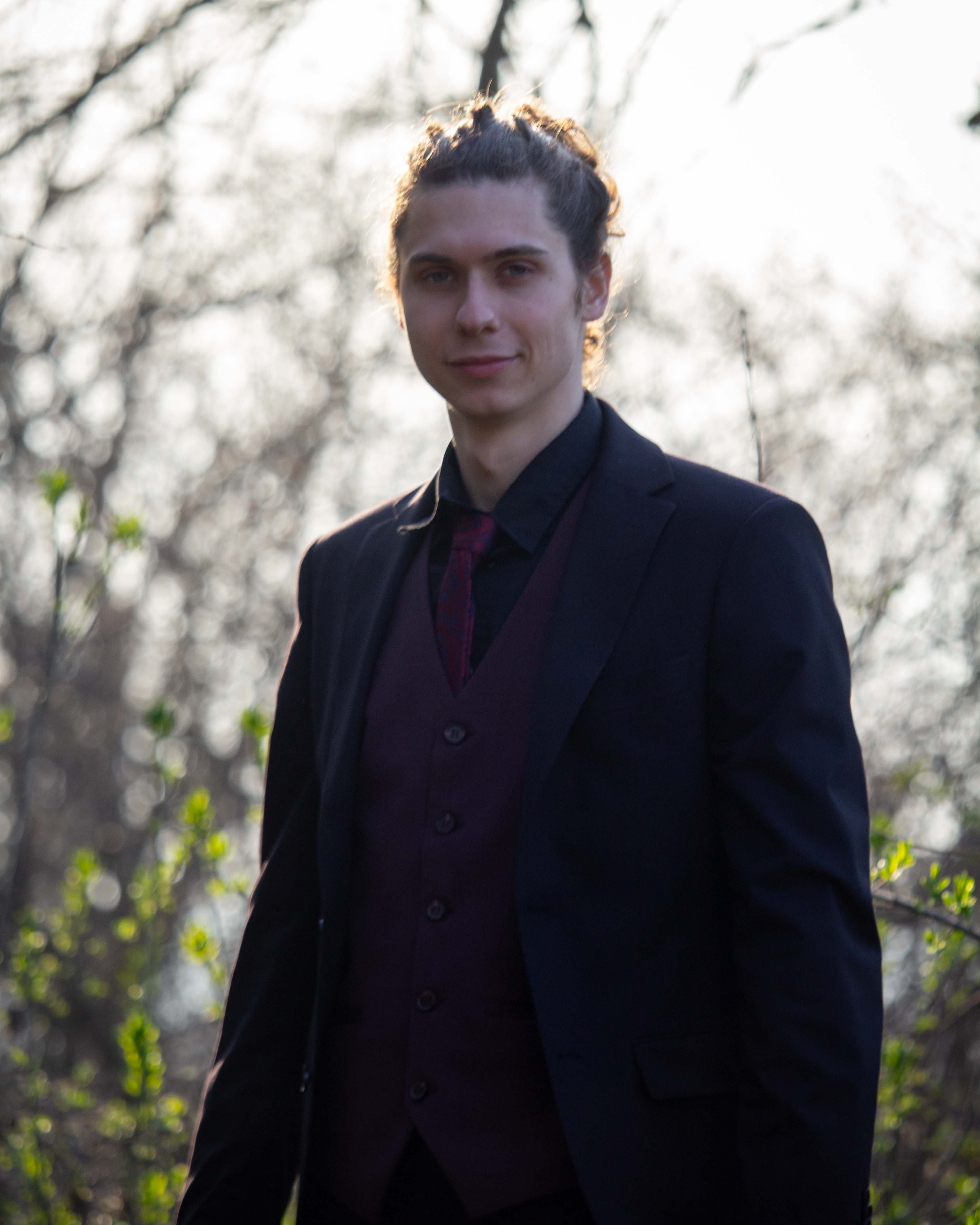 A headshot photo of David himself wow